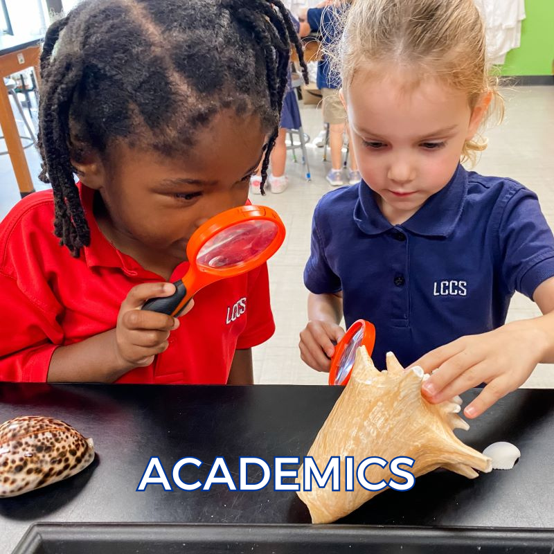 Elementary students in science lab.